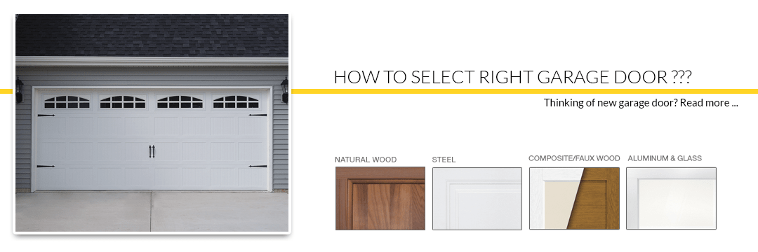 How to Select the Right Garage Door